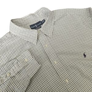Polo‎ Ralph Lauren L/S Button Down Checkered Shirt Classic Fit Mens Sz 4XB